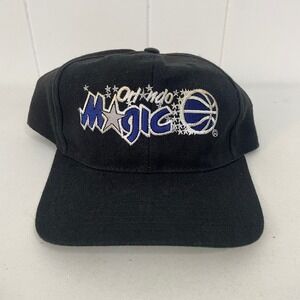 VTG Orlando Magic Snapback Hat NBA Basketball The G Cap 90s Logo Cap Black